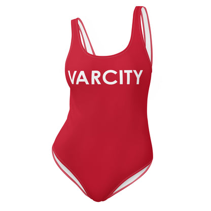 Women's Varcity Brand One-Piece Swimsuit