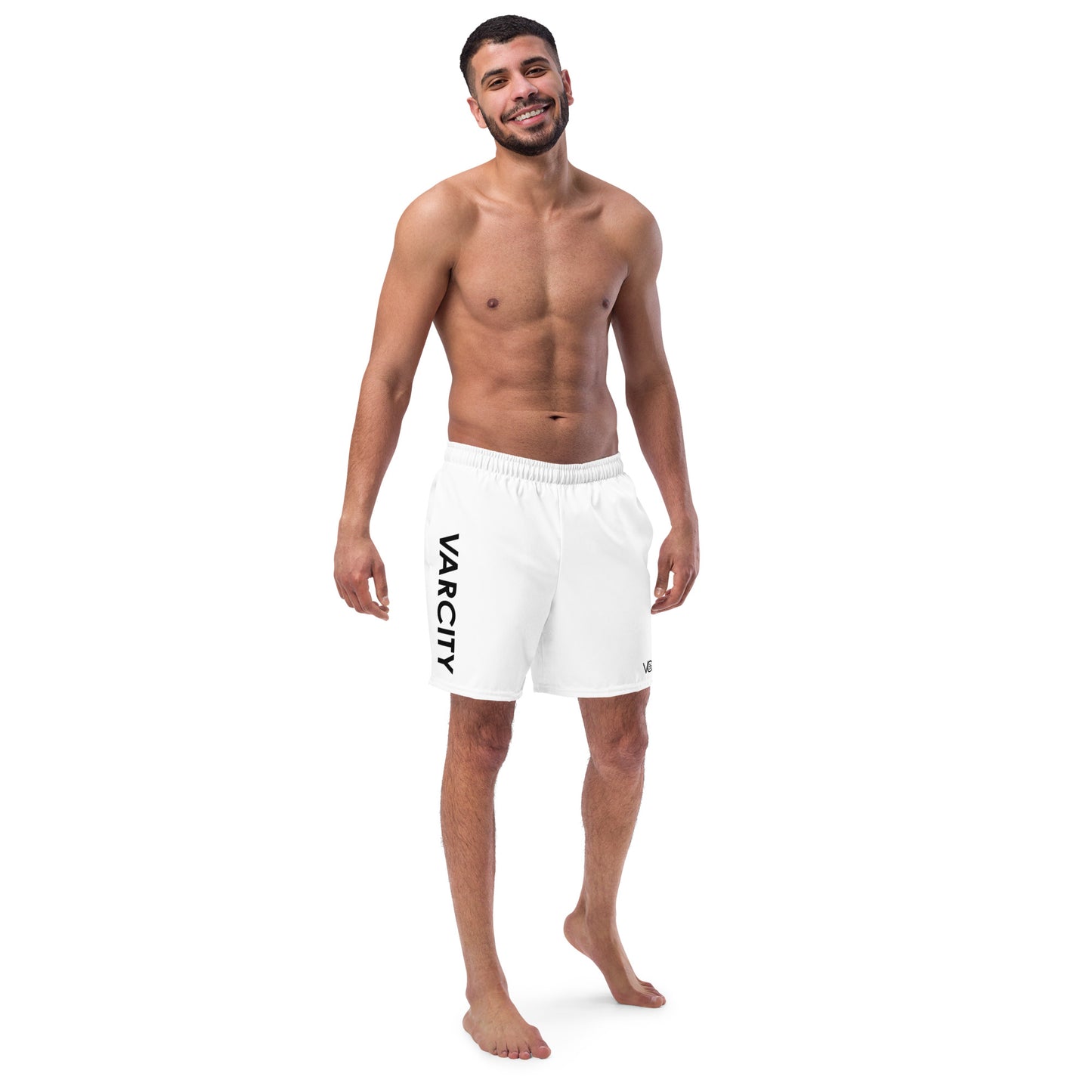 Men's Varcity Brand Swim Trunks