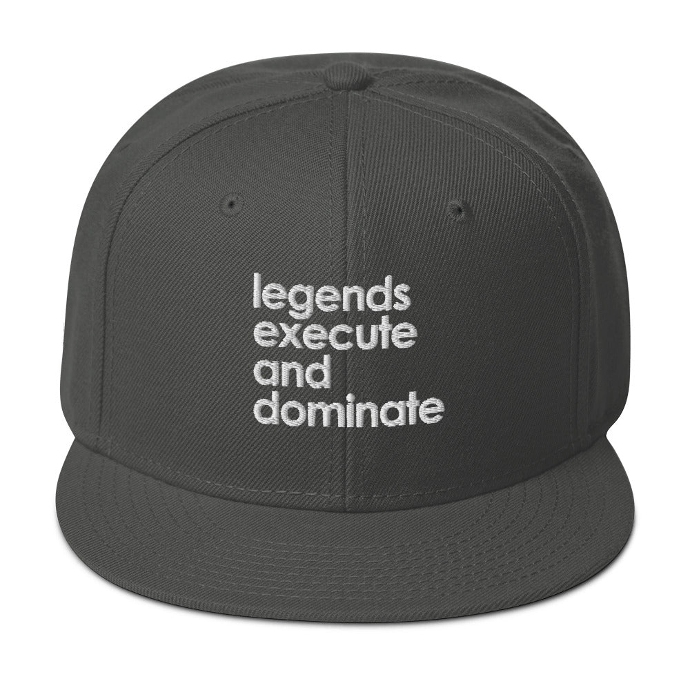 Legends Motto Snapback