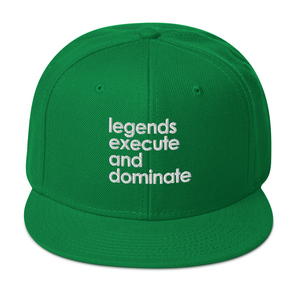 Legends Motto Snapback