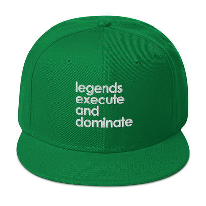 Legends Motto Snapback