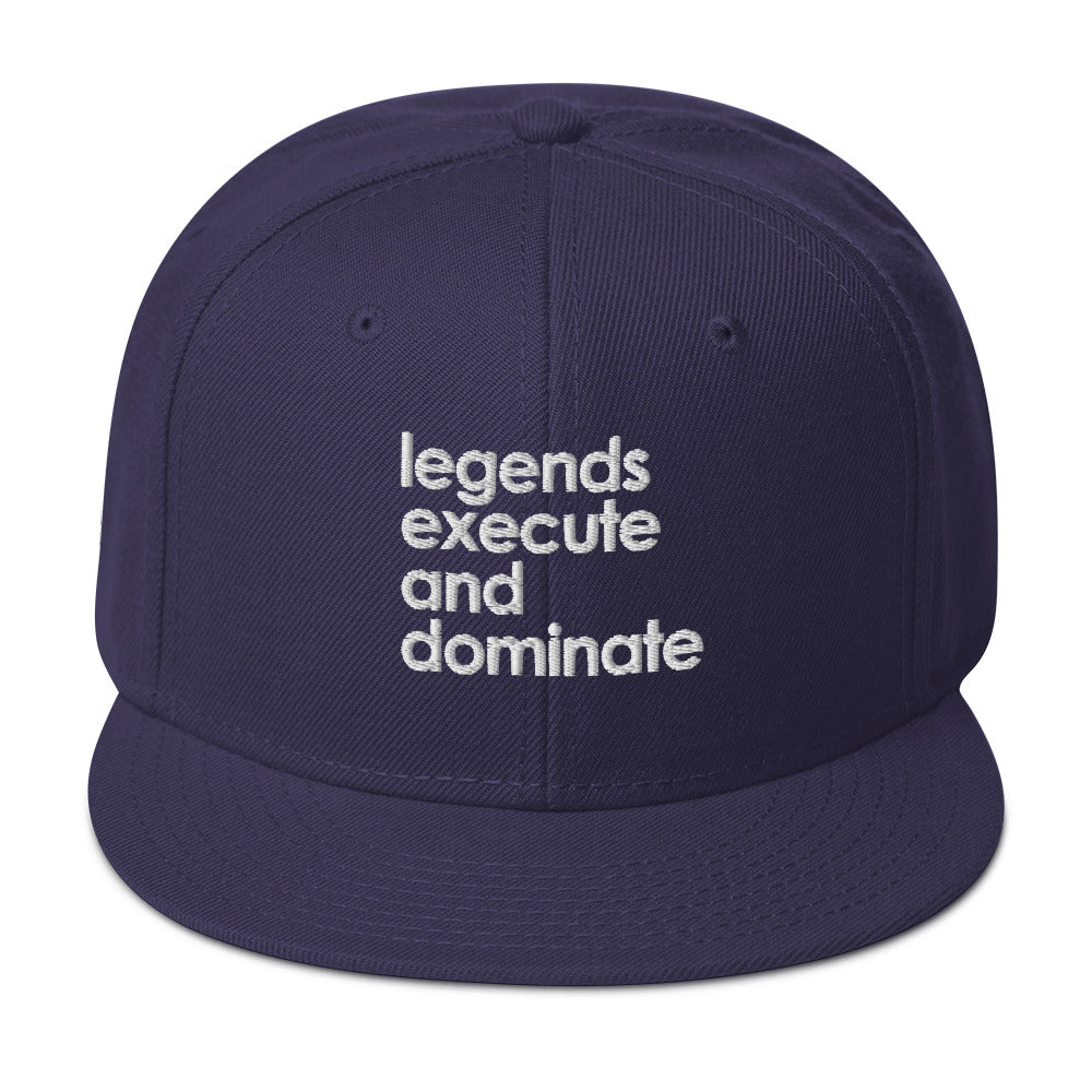 Legends Motto Snapback