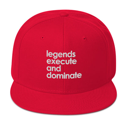 Legends Motto Snapback